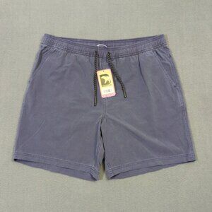 BearBottom Shorts Men's XL Navy Blue Volley Short 7" Hybrid Swim Drawstrings NWT